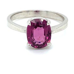 Purple Pink Spinel 2.10ct Solid 14K Gold Ring